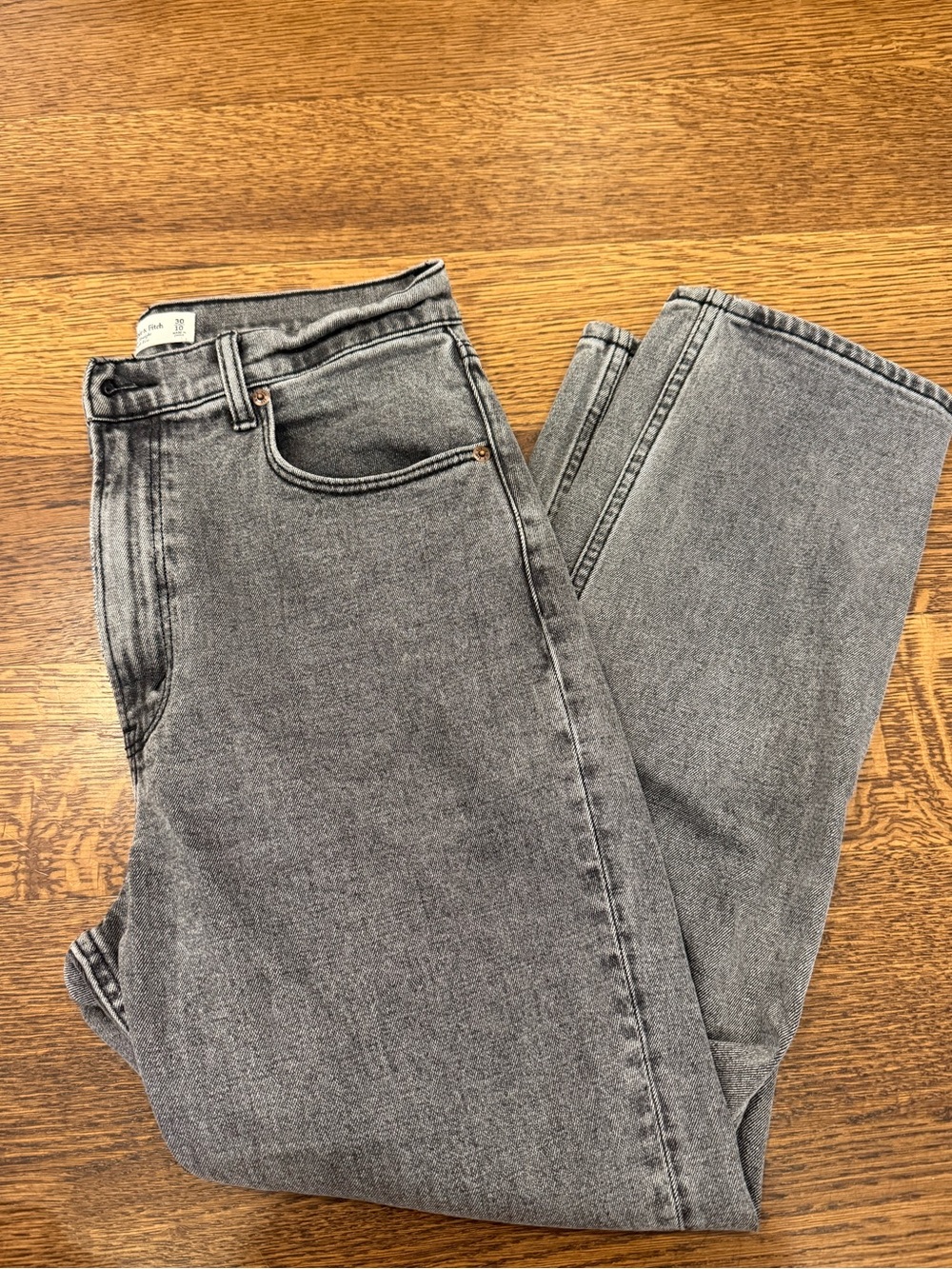 Abercrombie jeans - women’s 30 - the ankle straight ultra high rise in grey